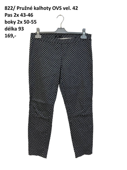 Pružné kalhoty OVS vel. 42 |second hand|