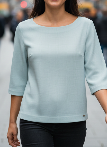 Tyrkysová blůza Nelva vel. 42 |second hand|