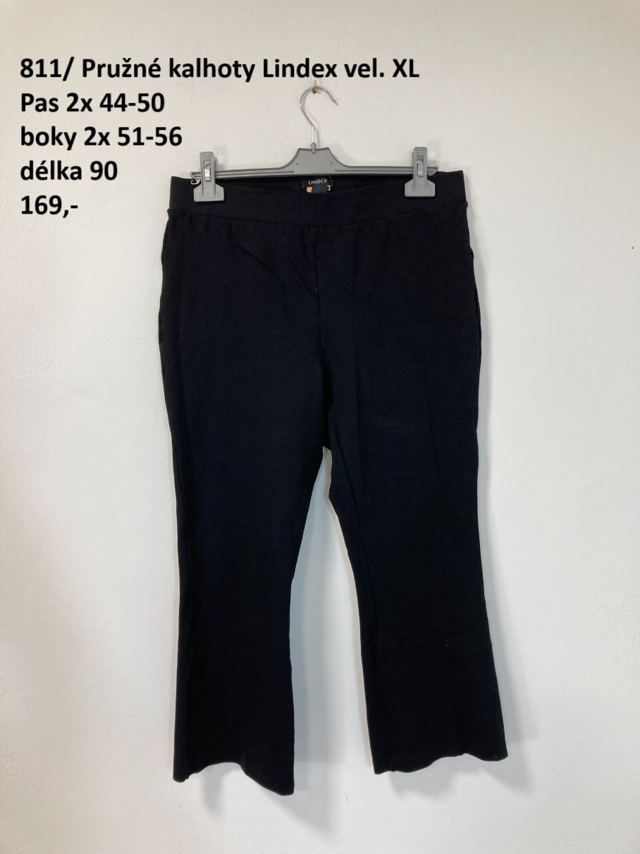 Pružné kalhoty Lindex vel. XL |second hand|