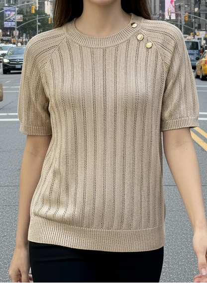 Třpytivý svetřík Lindex vel. XL |second hand|