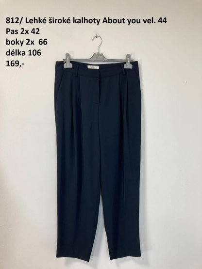 Lehké široké kalhoty About you vel. 44 |second hand|