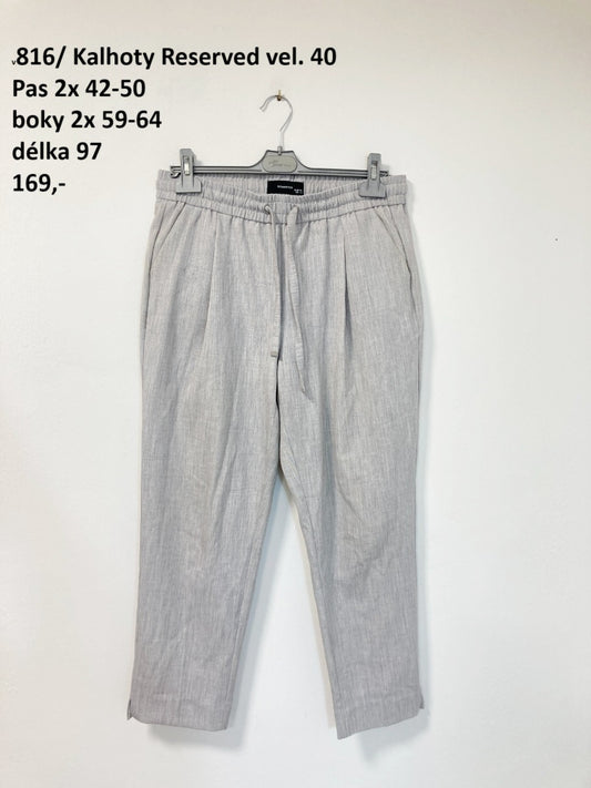 Kalhoty Reserved vel. 40 |second hand|