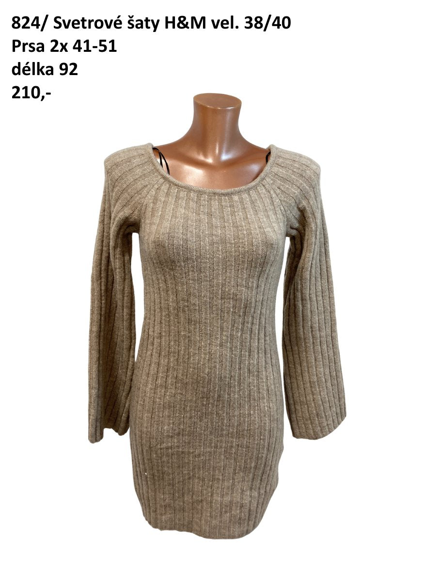 Svetrové šaty H&M vel. 38/40 |second hand|