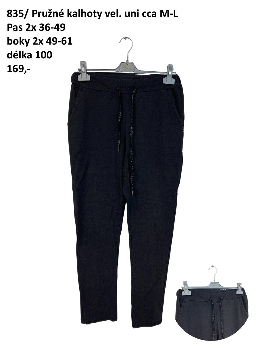 Pružné kalhoty vel. uni cca M/L |second hand|