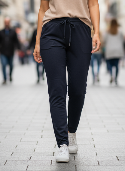 Pružné kalhoty vel. uni cca M/L |second hand|