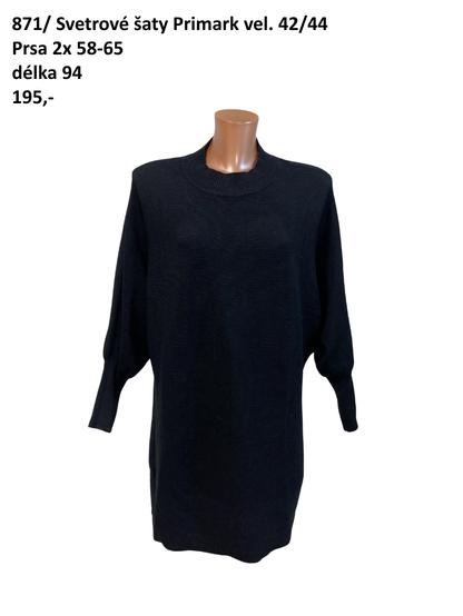 Svetrové šaty Primark vel. 42/44