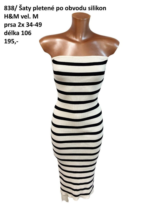 Úpletové šaty H&M vel. M |second hand|