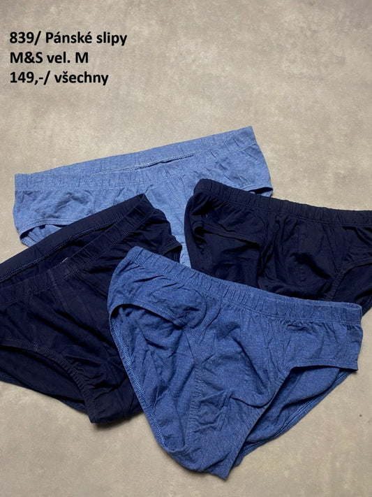 4ks Pánské slipy H&M vel. M |second hand|