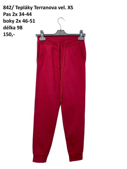 Tepláky Terranova vel. XS |second hand|