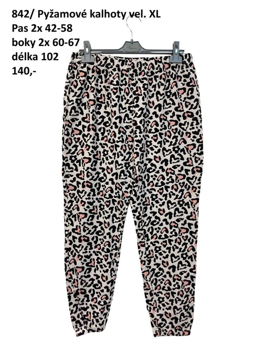 Pyžamové kalhoty vel. XL |second hand|