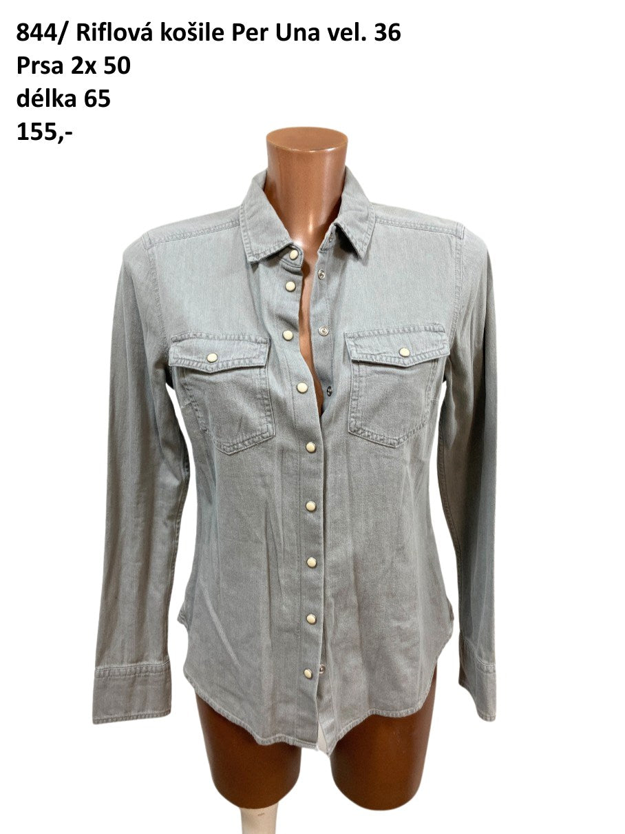 Riflová košile Per Una vel. 36 |second hand|