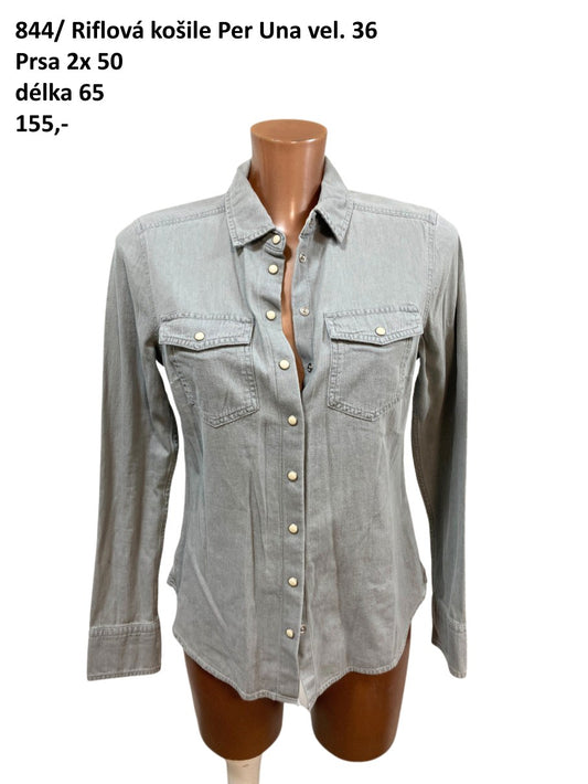 Riflová košile Per Una vel. 36 |second hand|