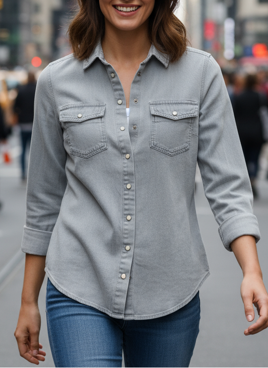 Riflová košile Per Una vel. 36 |second hand|