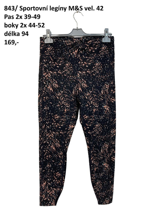Sportovní legíny M&S vel. 42 |second hand|
