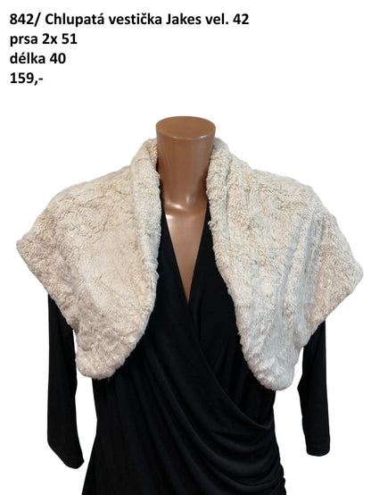 Chlupatá vestička Jakes vel. 42 |second hand|
