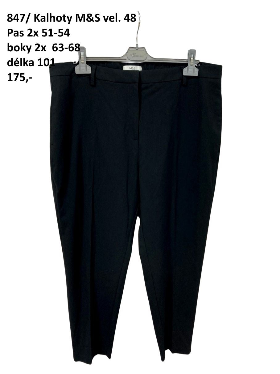 Kalhoty M&S vel. 48 |second hand|