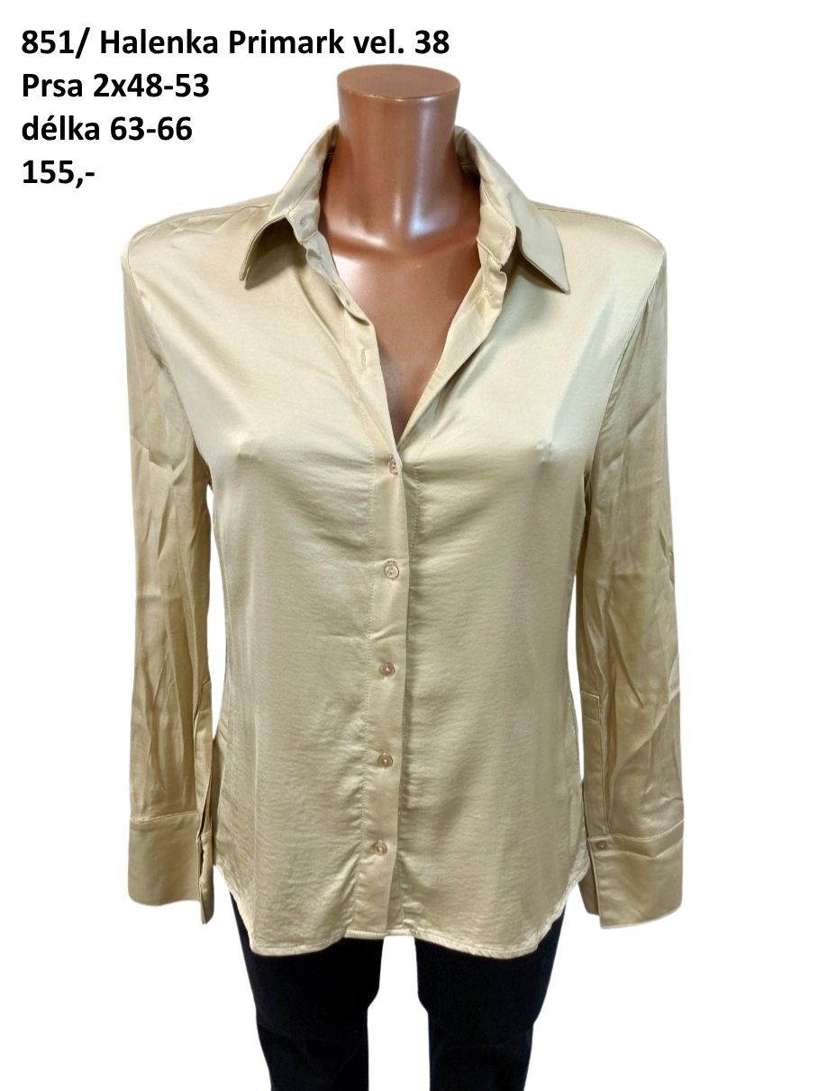 Zlatá halenka Primark vel. 38 |second hand|