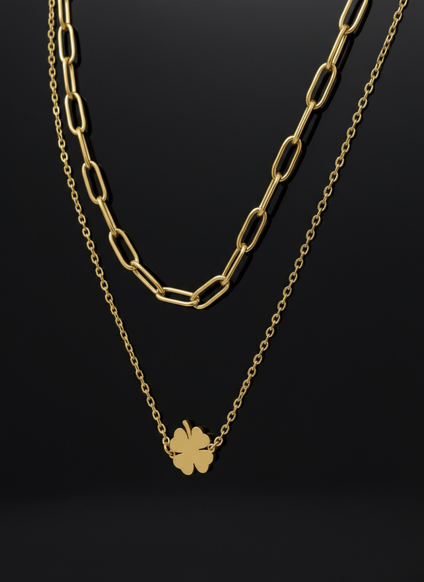 NOVÉ! Dvojitý náhrdelník z chirurgické oceli