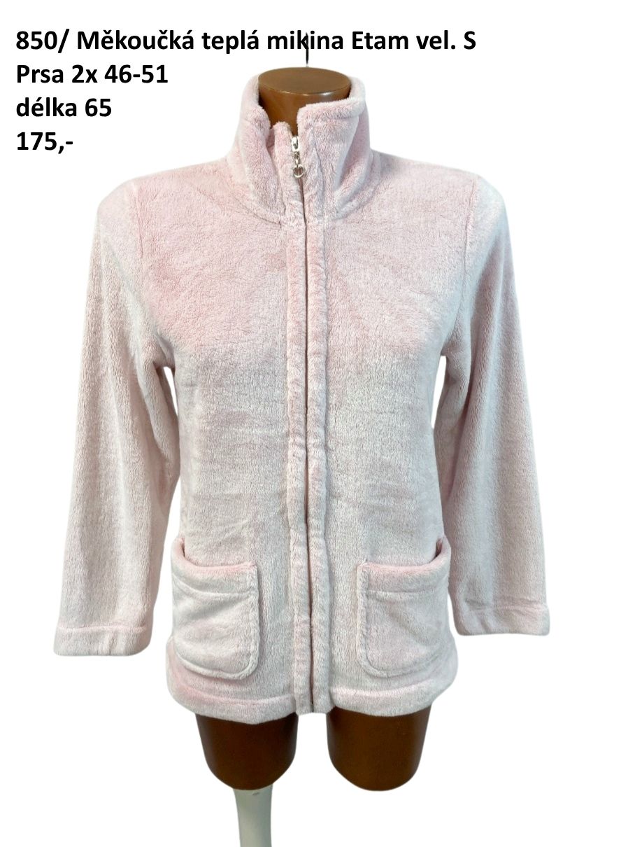 Měkoučká teplá mikina Etam vel. S |second hand|