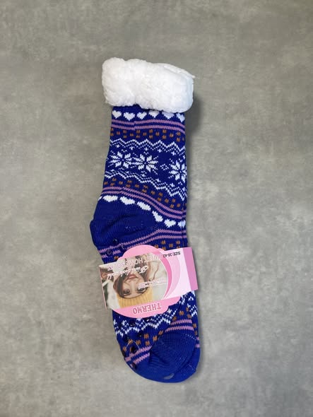 NOVÉ! Teplé ponožky s norským vzorem vel. 38-42