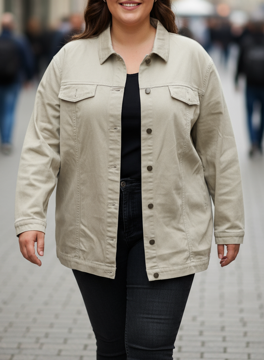 Riflová bunda vel. 52/54 |second hand|