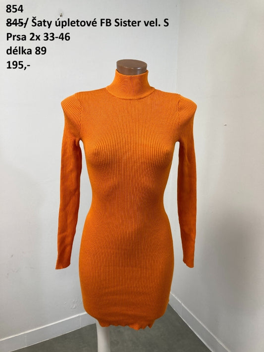 Šaty úpletové FB Sister vel. S (second hand)