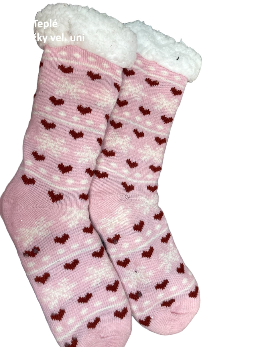 Teplé ponožky vel. uni |second hand|