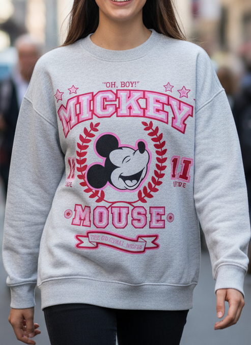 Mikina H&M Mickey Mouse vel. S - prací chloupek |second hand|