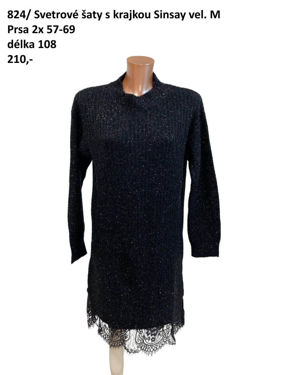 Svetrové šaty Sinsay vel. M |second hand|