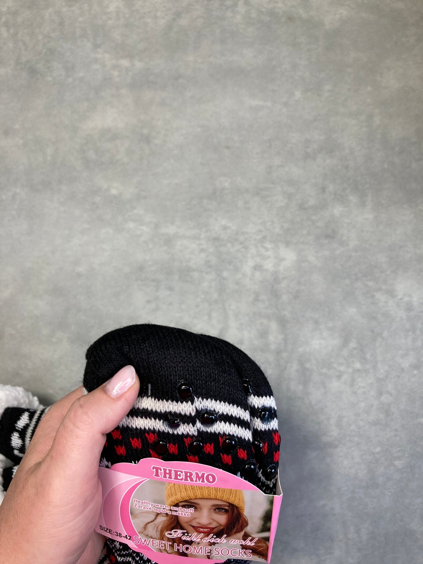 NOVÉ! Teplé ponožky s norským vzorem vel. 38-42