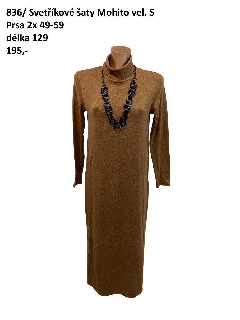 Svetrové šaty Mohito vel. S |second hand|