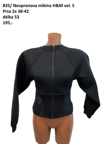 Neoprenová mikina H&M vel. S |second hand|