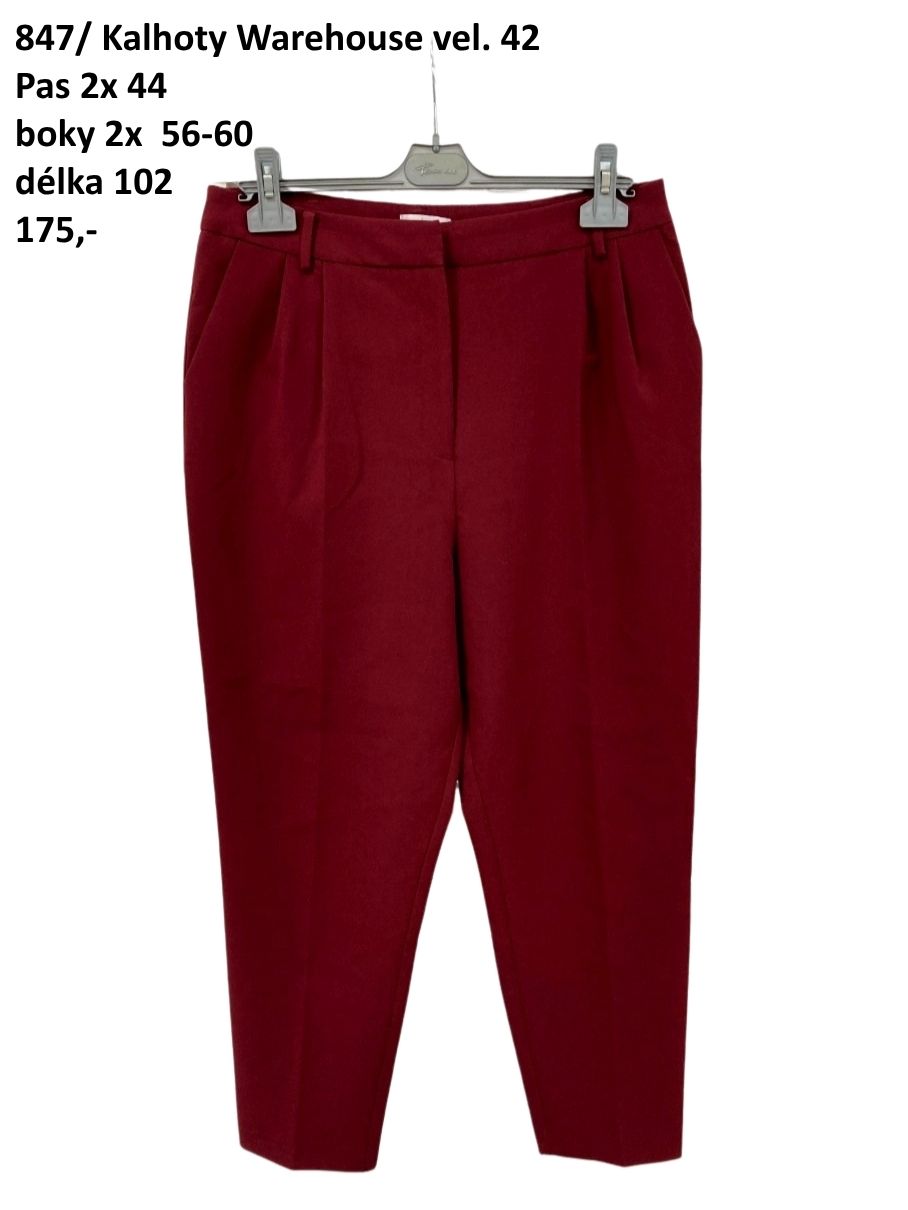 Kalhoty Warehouse vel. 42 |second hand|