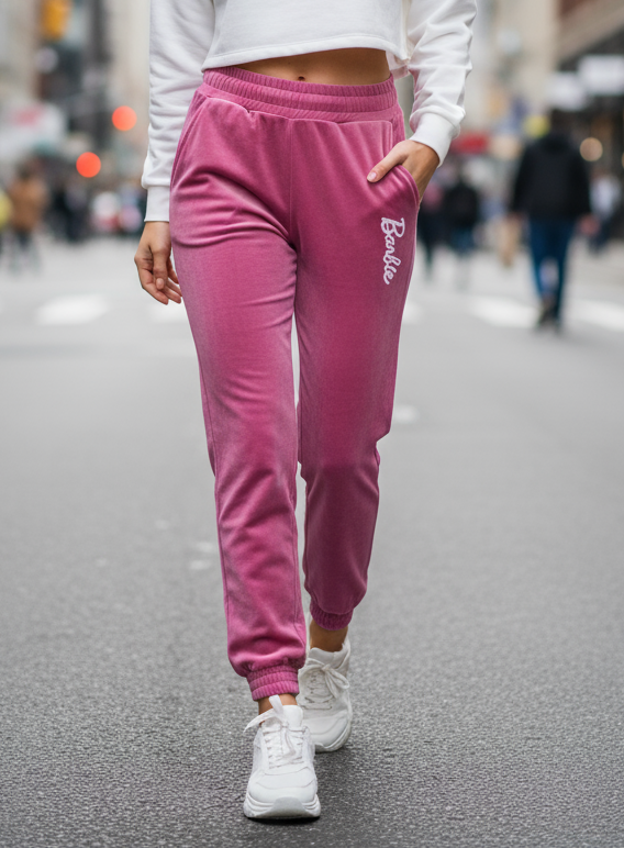 Tepláky Barbie vel. S |second hand|