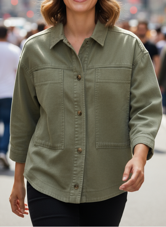 Riflová košile / bunda Zara vel. S |second hand|