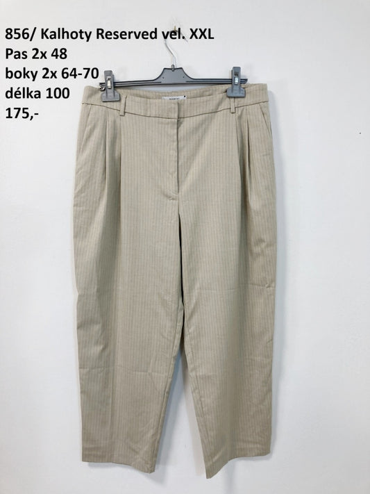Kalhoty Reserved vel. XXL (second hand)