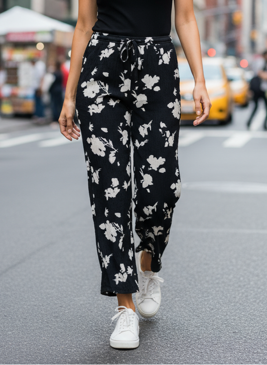 Lehké široké kalhoty C&A vel. 38 |second hand|