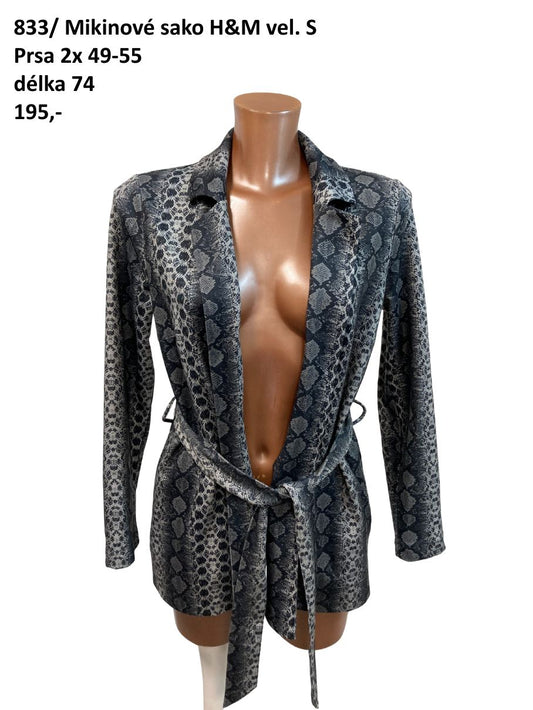 Mikinové sako/kardigan H&M vel. S |second hand|