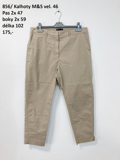 Kalhoty M&S vel. 46 (second hand)
