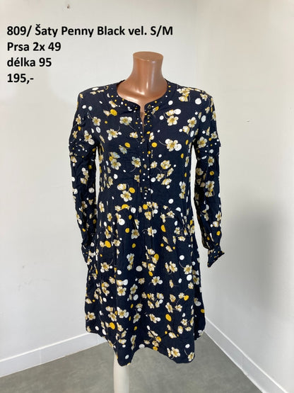 Šaty Penny Black vel. S/M |second hand|