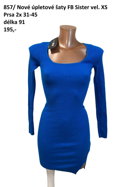 Nové úpletové šaty FB Sister vel. XS