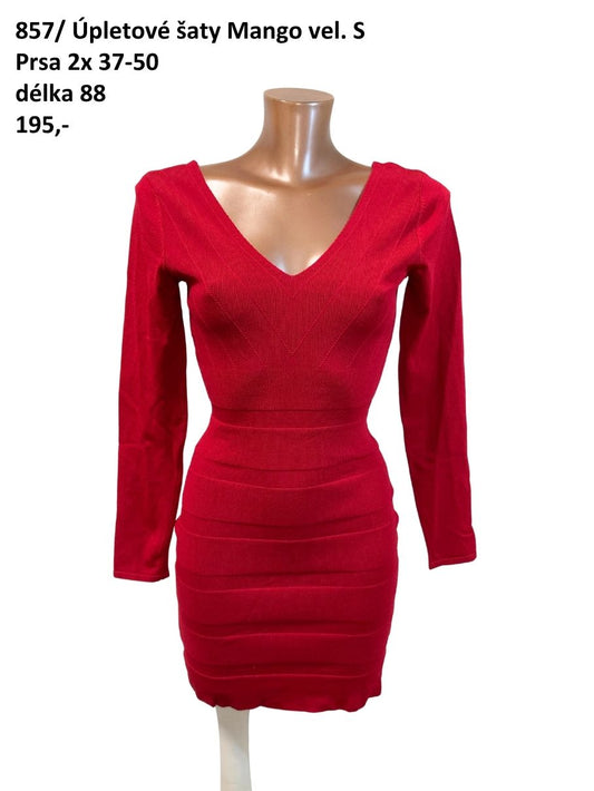 Úpletové šaty Mango vel. S