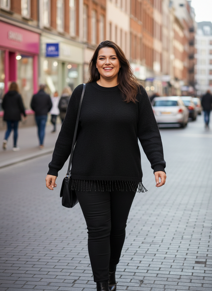 Černý svetřík Bodyflirt vel. 40/42