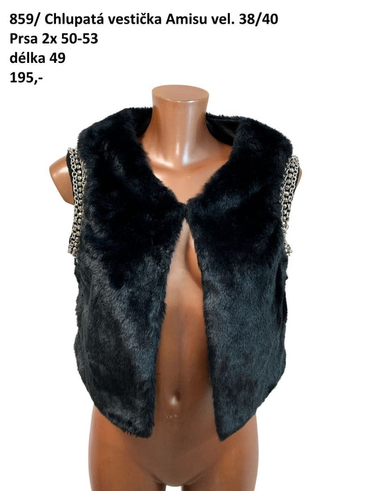 Chlupatá vesta Amisu vel. 38/40