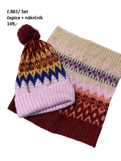 Set čepice+nákrčník