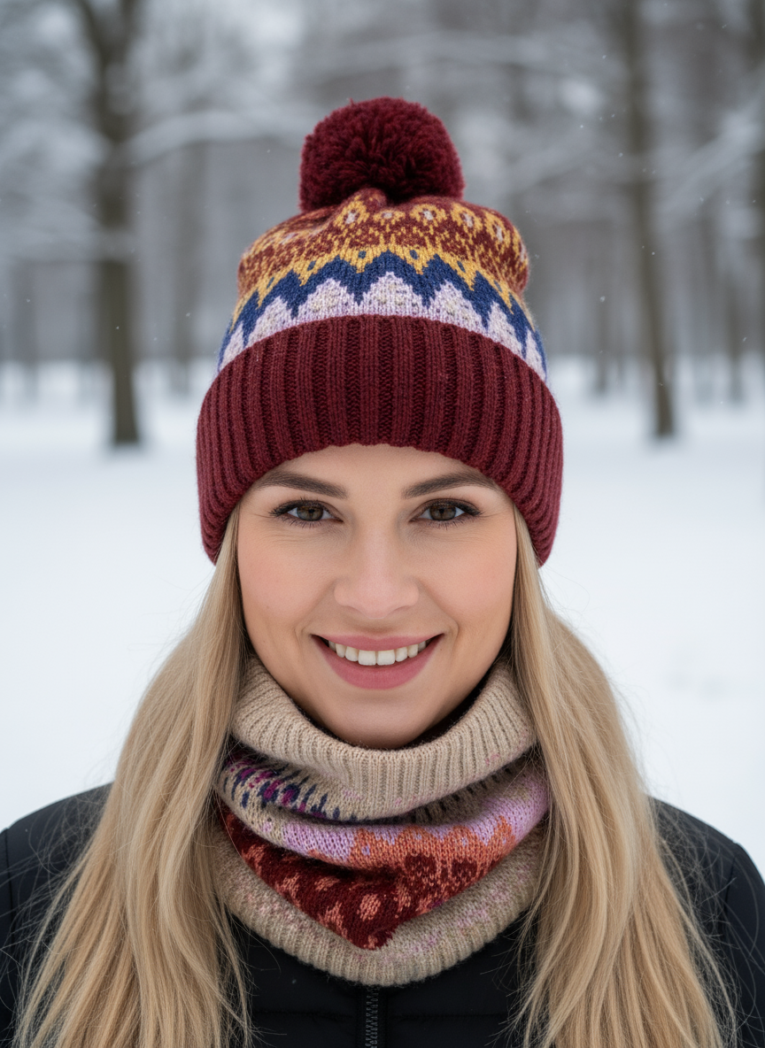 Set čepice+nákrčník