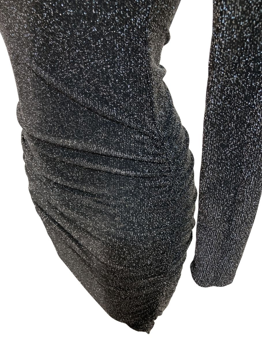 Třpytivé šaty vel. XS