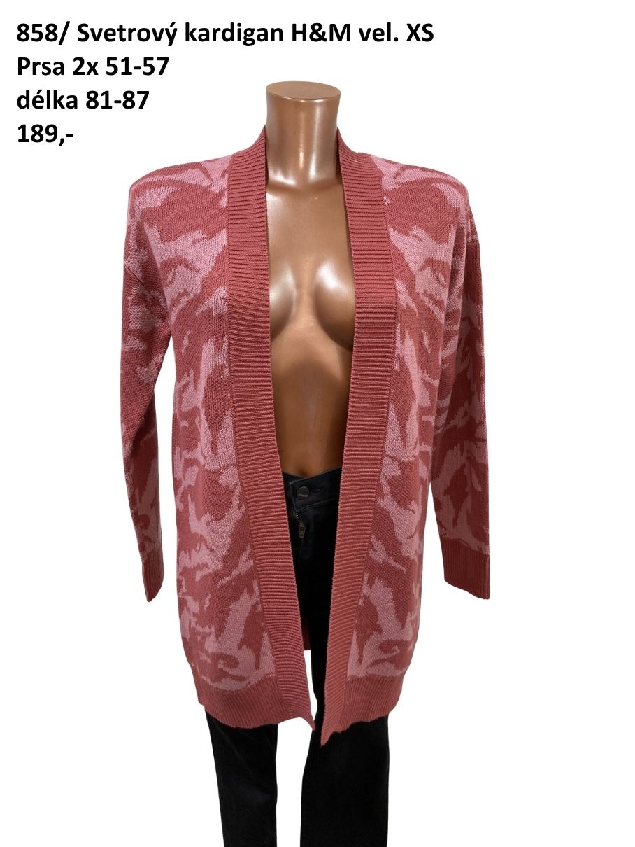 Svetrový kardigan H&M vel. XS