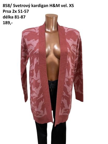 Svetrový kardigan H&M vel. XS