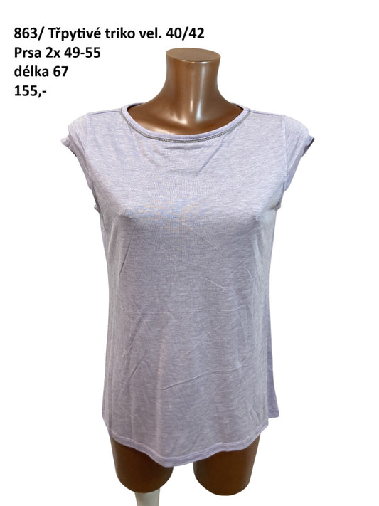 Třpytivé triko vel. 40/42